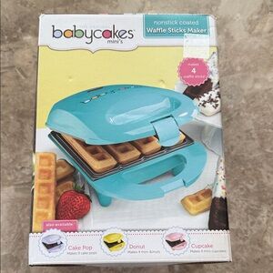 Babycakes Mini Waffle Sticks Maker in Blue